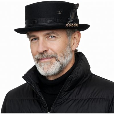 Kastori klobouk Laris vintage černý – Zboží Dáma