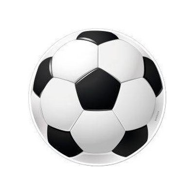 Jedlý papír fotbalový míč 15,5 cm Dekora – Zboží Dáma