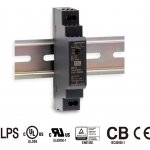 MEAN WELL, Napájecí zdroj na DIN lištu 24W 12V, HDR-30-12, 12V, 2A, IP20 – Hledejceny.cz