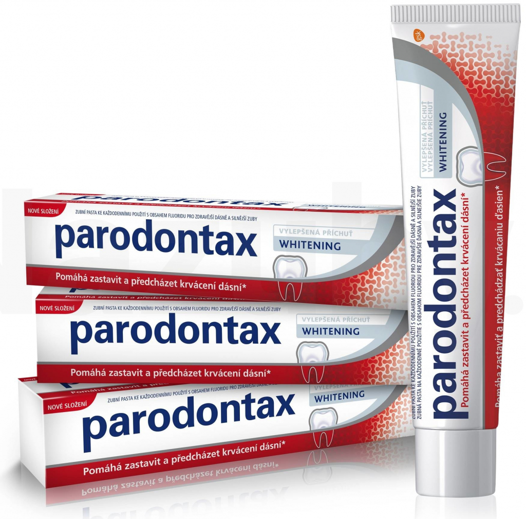 Parodontax Zubní pasta s bělicím účinkem Whitening Tripack 3 x 75 ml