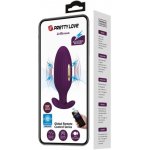 Pretty Love Jefferson Electroshock Anal Plug Global Remote Control Series Purple – Zboží Dáma