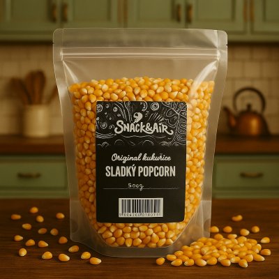 SnackStore.cz Prémiová kukuřice na sladký popcorn 500 g – Sleviste.cz