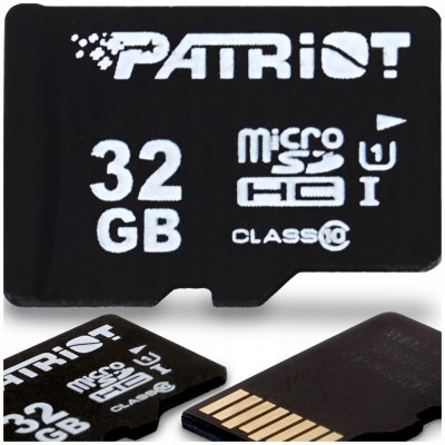 PATRIOT microSDHC Class10 32 GB SF32GMDC10 – Zboží Mobilmania