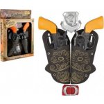 Teddies pistole kovbojská plast 16 cm 2 ks s doplňky v krabici – Hledejceny.cz