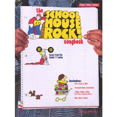School House Rock Songbook noty na klavír zpěv akordy – Zboží Mobilmania