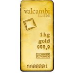 Valcambi zlatý slitek litý 1000 g – Zboží Mobilmania