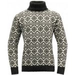 Devold Hoddevik Wool High Neck unisex svetr anthracite/offwhite – Hledejceny.cz