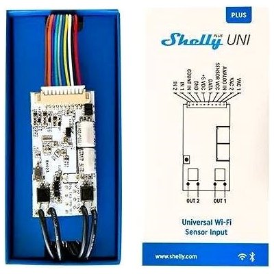 Shelly Plus Uni inteligentní modul (WiFi) SHELLY-PLUS-UNI – Zbozi.Blesk.cz