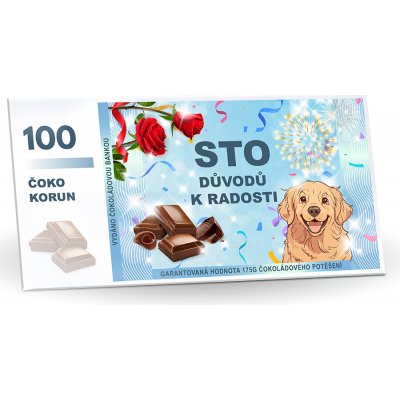 Selllot Mléčná s mandlemi a malinami Bankovka Sto důvodů k radosti 175 g – Zbozi.Blesk.cz