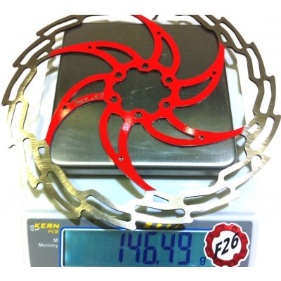 XLC BR-X02 6 děr 203 mm červená – Zboží Dáma