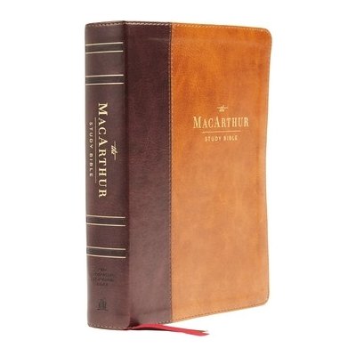 Nasb, MacArthur Study Bible, 2nd Edition, Leathersoft, Brown, Comfort Print: Unleashing Gods Truth One Verse at a Time MacArthur John F.Imitation Leather – Zboží Mobilmania