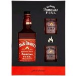 Jack Daniel's Fire 35% 0,7 l (dárkové balení 2 sklenice) – Zbozi.Blesk.cz