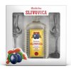 Pálenka Bošácka Slivovica 52% 0,7 l (dárkové balení 2 sklenice)