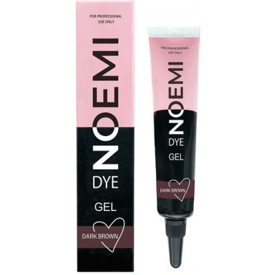 Noemi Lash & Brow Hybrid GEL Dye hybridní gelová barva na řasy a obočí Dark Brown 10 ml – Zboží Mobilmania