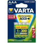Varta Ready2Use AAA 1000mAh 4ks 5703301404 – Zboží Živě