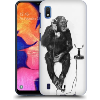 Pouzdro Head Case Samsung Galaxy A10 OPIČÁK S TELEFONEM