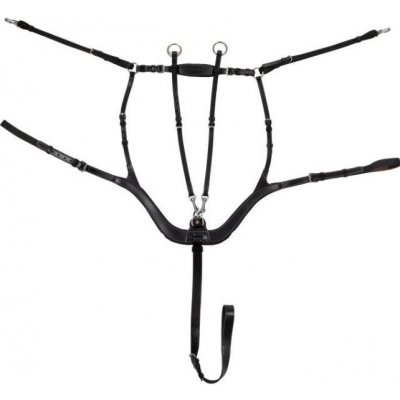 Equestro Poprsník kožený Hunting anatomický černý – Zboží Mobilmania