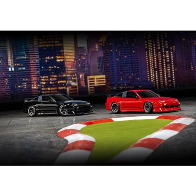 Traxxas 4-Tec Drift Nissan 240SX VXL červený TRA105247-4-RED 1:10 – Sleviste.cz