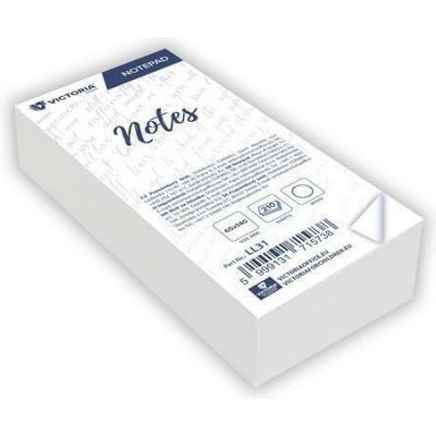VICTORIA OFFICE Číšnický blok bílá 65 x 140 x 30 mm čistý 210 listů lepený – Hledejceny.cz