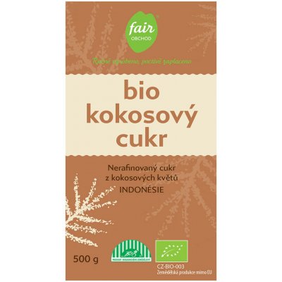 Fairobchod Bio kokosový cukr z Indonésie 500 g – Sleviste.cz