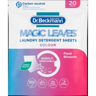 Dr. Beckmann Prací ubrousky Magic Leaves Fresh Blossom Color 20 ks – Hledejceny.cz