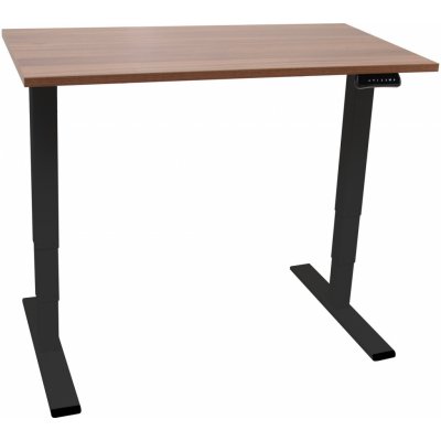 PROFIdesk Saturn černá podnož 138 x 70 x 2,5 cm ořech H3734 – Zbozi.Blesk.cz