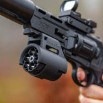 HomeDefence-24 TAC-MAG T4 'LITTLE BABY Držák zásobníku pro revolver Umarex T4E HDR.50/TR.50 – Sleviste.cz