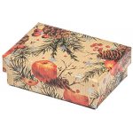 ARGUS Dárková krabice natur vánoční kraftový papír 25311175 – Zboží Živě