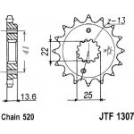JT Sprockets JTF 1307-15 | Zboží Auto