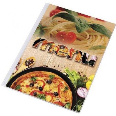PANTA PLAST Desky na jídelní lístek Pizza, motiv pizza-těstoviny, A4, PANTA PLAST 26304 – Zboží Mobilmania