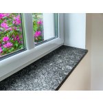 TONE OF STONE Vnitřní parapet z přírodního kamene - Žula Steel Grey - kartáčovaný, 500x150x20 mm – HobbyKompas.cz