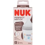 Nuk Perfect Match láhev s kontrolou teploty šedá 150 ml – Zboží Dáma