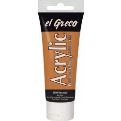 Kreul El Greco akrylová barva 75 ml raw sienna