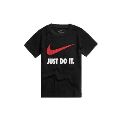 Nike nkb swoosh jdi ss tee U Černá – Zboží Mobilmania