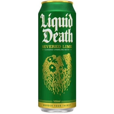 Liquid Death perlivá voda Severed Lime 0,5 l – Hledejceny.cz