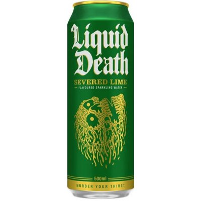 Liquid Death perlivá voda Severed Lime 0,5 l – Zboží Mobilmania