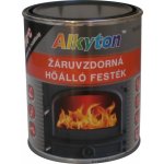 Alkyton žáruvzdorná vypalovací barva 0,75L černá – Zboží Mobilmania