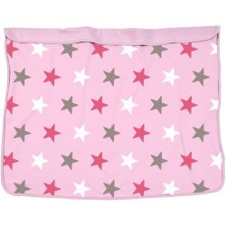 Dooky Blanket deka BABY PINK PINK STARS