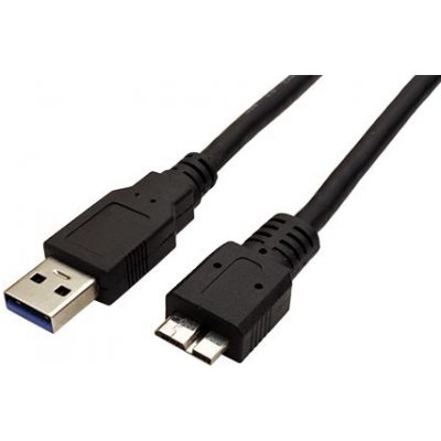Roline 11.02.8877 USB 5Gbps, USB3.0 A(M) - microUSB3.0 B(M), 3m, černý – Zboží Mobilmania
