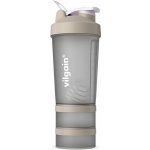 Vilgain Shaker Pro 2Go – Ivory 450 ml + 150 ml + 100 ml – Hledejceny.cz