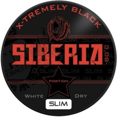 Siberia -80°C Degrees Black White Dry Slim Chew Bags 13 g – Zboží Dáma