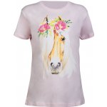 HKM Dětské tričko Flower horse růžová – Zboží Dáma