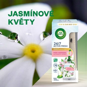 Air Wick Active Fresh automatický osvěžovač jasmínové květy 228 ml