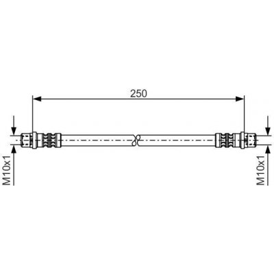 Brzdová hadice BOSCH 1 987 476 309