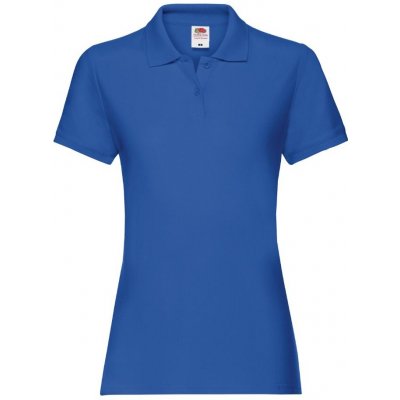 Fruit of the Loom Lady-Fit Premium Polo Royal Blue