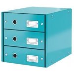 Leitz box Click & Store 3 zásuvky modrý – Hledejceny.cz