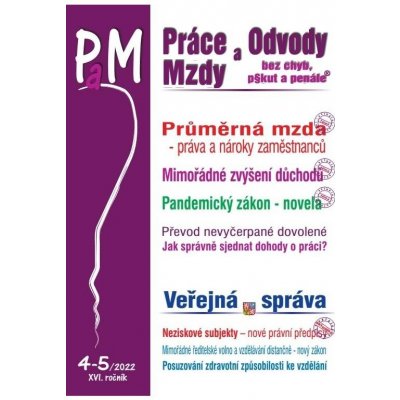 PaM č. 4-5 / 2022 - Pandemický zákon - novela – Zboží Mobilmania