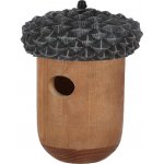Esschert Design Budka pro ptáčky Žalud 14 x 25 cm hnědá tmavá šedá dřevo FSC – Hledejceny.cz