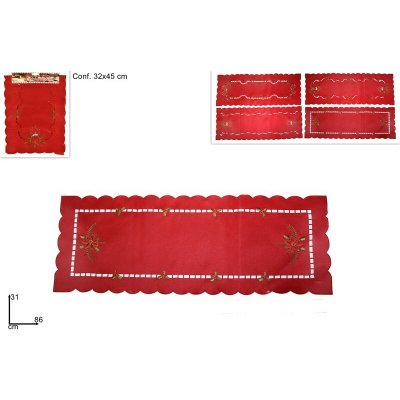 PROHOME - Ubrus středový vánoční červený 86x31cm různé druhy – Hledejceny.cz