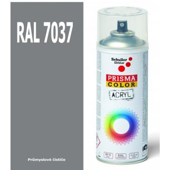 Schuller Eh'klar Prisma Color 91340 RAL 7037 Sprej šedý lesklý 400 ml, odstín barva prachově šedá